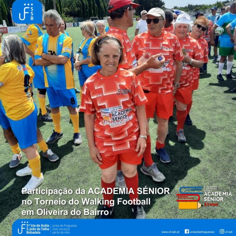 Participação da Academia Sénior no Torneio do Walking Football em Oliveira do Bairro